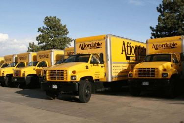 Aurora Colorado's Affordable Moving and Storage Company trucks